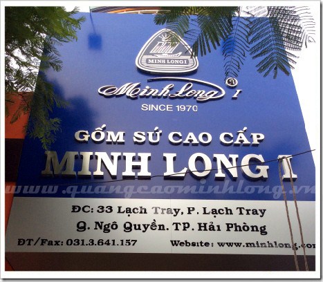 Biển chữ nổi - Quảng Cáo Minh Long - Công Ty TNHH Quảng Cáo Và Trang Trí Nội Thất Minh Long